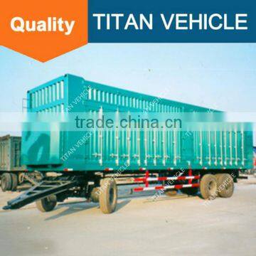 TITAN Flatbed full stake trailer with strong hook