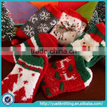 Wholesales 2015 girl tube terry christmas women sock