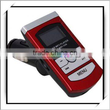 Hands-Free with Built-in Microphone instruction Car MP3 Player FM Transmitter Red