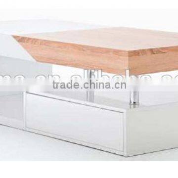 fsc modern design wooden tea table