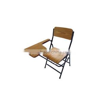 AP school chair with writing pad tablet arm folding chair with tablet