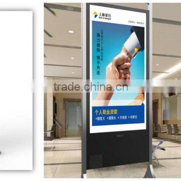 transparent rotating lcd monitor 55 inch double screens