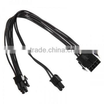 PCI Express PCIe 8 (6+2) Pin Male To Female Power Extension Graphics Card GPU Cable 50cm Black