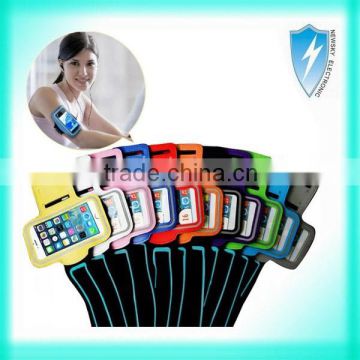 5.5'' reflective/sport armband sport/fitness armband jogging case capa fundas GYM holder armband case for Iphone 6