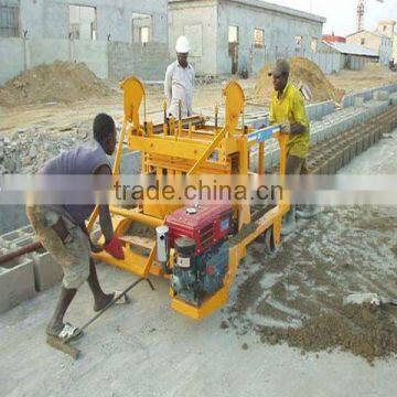 Block Machine Supplier QM4-45 Diesel Engine Movable Egg Laying Concrete Hollow Block Making Machine Price and Vedio photo-5