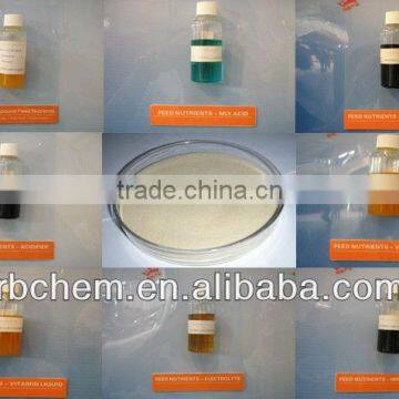 Fish feed additives premix