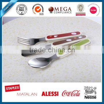 lower price upscale fashion ABS handle spoon fork knife dinnerware set