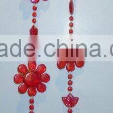 Plastic beaded curtain 005