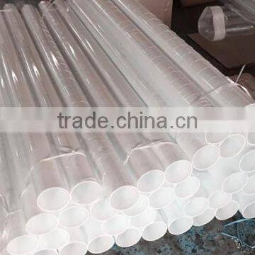 PC Tube Wide Range Clear Hollow Acrylic Tube Lighting Led Tube pc Tube for Led Light/clear pc Tube/ PMMA photo-2