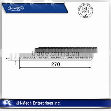 Silver anodised extruded aluminum square heatsink