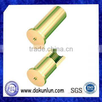 China Factory Supply Customized Precison Hollow Brass Stud/Bolt