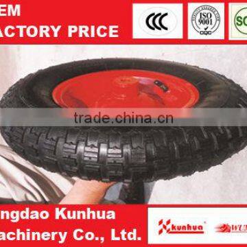 2013 Hot sale cart wheel solid rubber tires 4.00-8