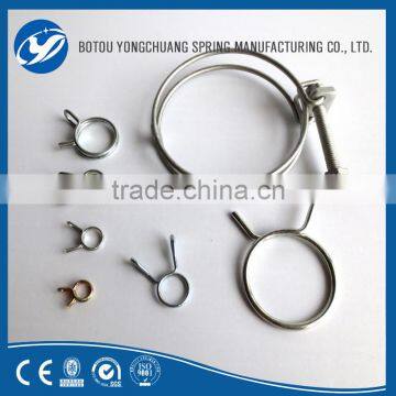 Custom Double Wire Flexible Hose Clamp Plastic Tube Clamps