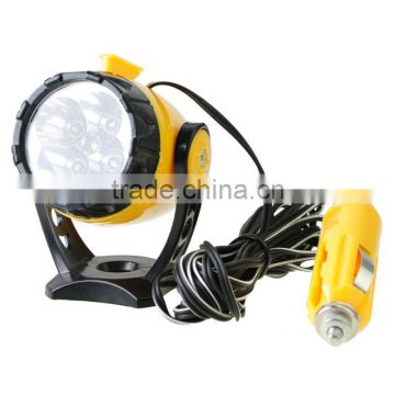 Rechargeable LED Car spotlight Excellent Camping handheld spotlights with 5LED