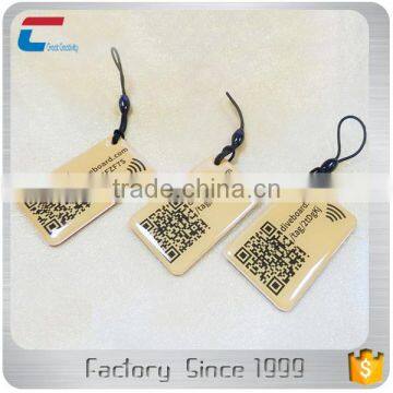 QR Code Printed 13.56MHZ MIFARE Classic 1K /4K Keyfob RFID Tags Stickers photo-6