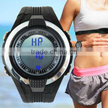 Heart Rate Monitor Pedometer Step Counter Fat Calories Count Exercises Belt Sports Watch Sleep Mode Indicator 40~240bpm HRM photo-3