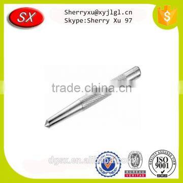 Custom Made High Precision Zinc Plated Mild Steel Knurled Shaft photo-5