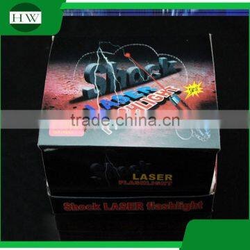 2 in 1 Shock Laser Keychain Toys Electronic Shock Laser Flashlight Keychain photo-5