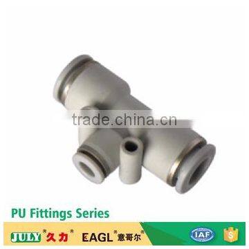 Wholesale JULY Factory Made PGT China manufacturer plastic pneumatic tee quick fittings