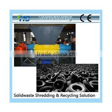 Tire shredder waste tyres recycling machine