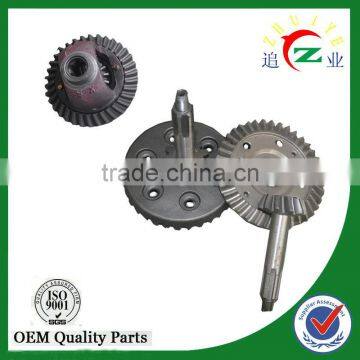 auto rickshaw parts steel spiral bevel gears driving bevel gear for tricycle