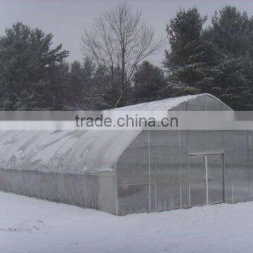 Double layer film greenhouse Plastic film greenhouse in winter