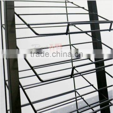 Floor-standing Multi-tier Customized Carpet Sample Dsiplay Rack