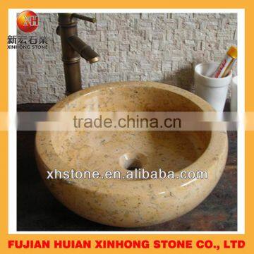 Irregular Shape Marble Hand Washing Stone Wash Basin photo-6