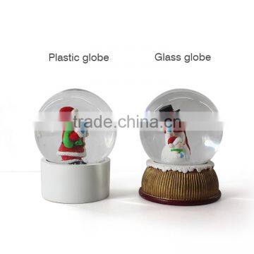 Stable Christmas Santa Plastic Snow Globe photo-6
