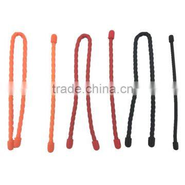 4''6''10''12'' Multipurpose Waterproof Silicone Clip Cables Tie for All Kinds of Wires photo-2