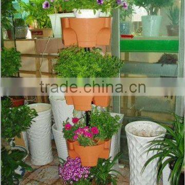 Plastic Stackable Garden Tower Containers
