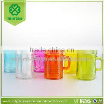 Colored 115ml mini mason jar with lid and straw