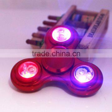 LED Light Fidget Spinner Aluminum Light Spinner Toy Adult Fidget Toys Flashing Led Hand Spinner photo-3