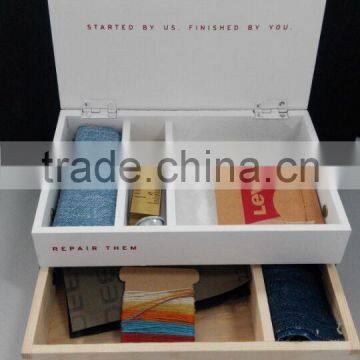 New Design Handmade Wooden Sewing Box photo-3