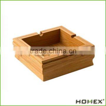 Bamboo Square Design Ashtray Cigar Ashtray Homex BSCI/Factory