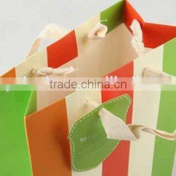 Foldable Gift Bag With Fringe Pattern/ Shopping Bag photo-4