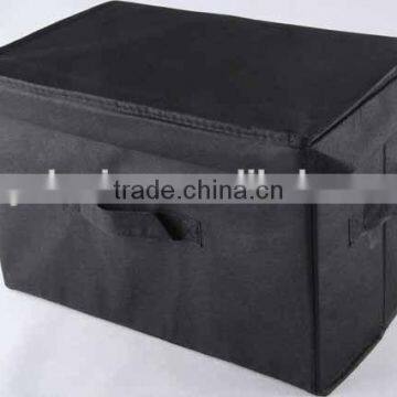 square non-woven box with cover and handle/storage box