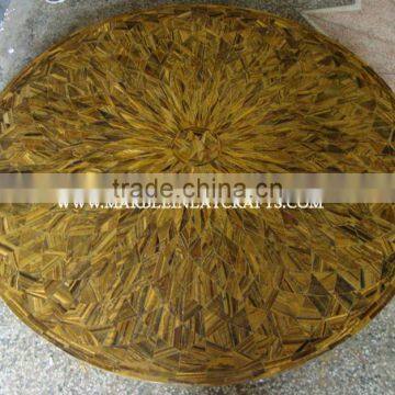 Golden Tiger Eye Dining Table Top