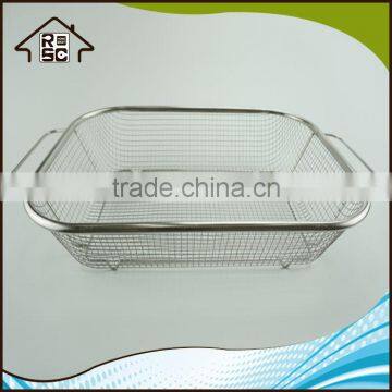 NBRSC Reliable Company Stainless Steel Mesh Roasting Frying Pan Grill Basket photo-3