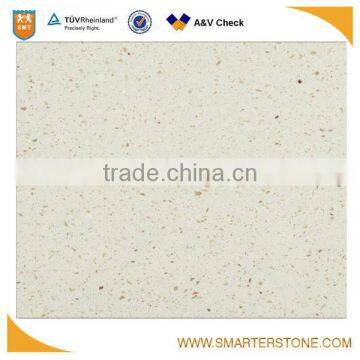 Cream artifical marble with crystal inside hot selling