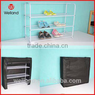 modern metal shoe storage cabinet