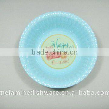 100% Melamine Factory Wholesale Safety Kids Children Cake Plate photo-4