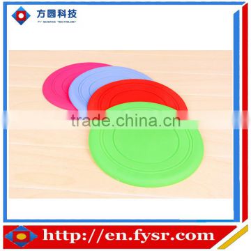 Salable promotional silicone foldable glow in the dark frisbee for sale with new styles