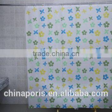 2015 best choose and fashionable priting shower curtain/bath curtain with lowest price