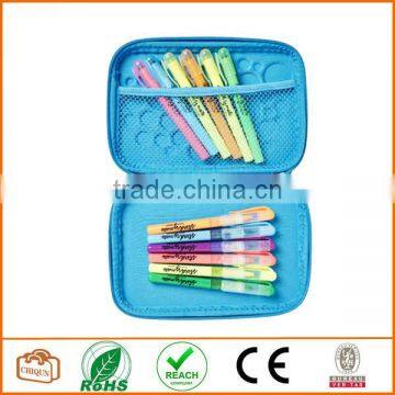 Studymate Large EVA Pencil Case Neon Blue