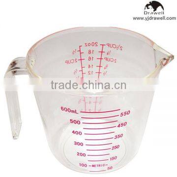 MJ-0360 300ML And 600ML Graduated Plastic Measuring Cup photo-3