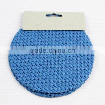 China Supplier 14cm Round Cup Pad 400gsm PVC Foam Anti Slip Fancy Cup Mat