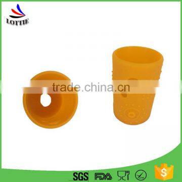 Heat-resistant Silicone Coffee Cup Sleeve Food Grade Silicone Bottle Sleeve /silicone Cup Sleeve photo-2