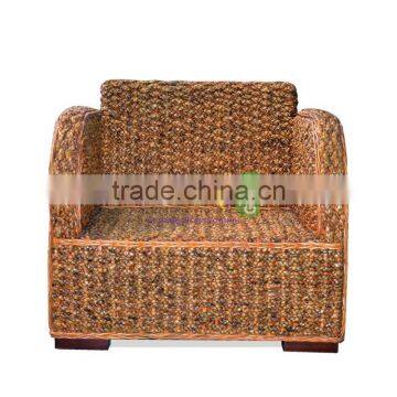 Sofa Chair For Lounge Room, Water Hyacinth Material photo-3