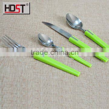 Promotional Hot Selling Vibrant Color Plastic Handle Low Price Flatware for Dinner photo-5